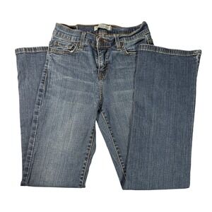 Levis 512 Perfectly Slimming Bootcut Jeans Womens 4 Dark Wash Blue Denim